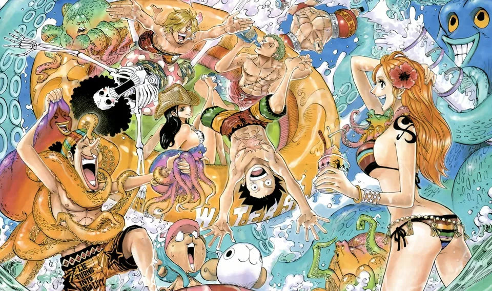 Straw Hat Crew One Piece Pirates | Anime TCG Playmat | Anime Office Keyboard Mat