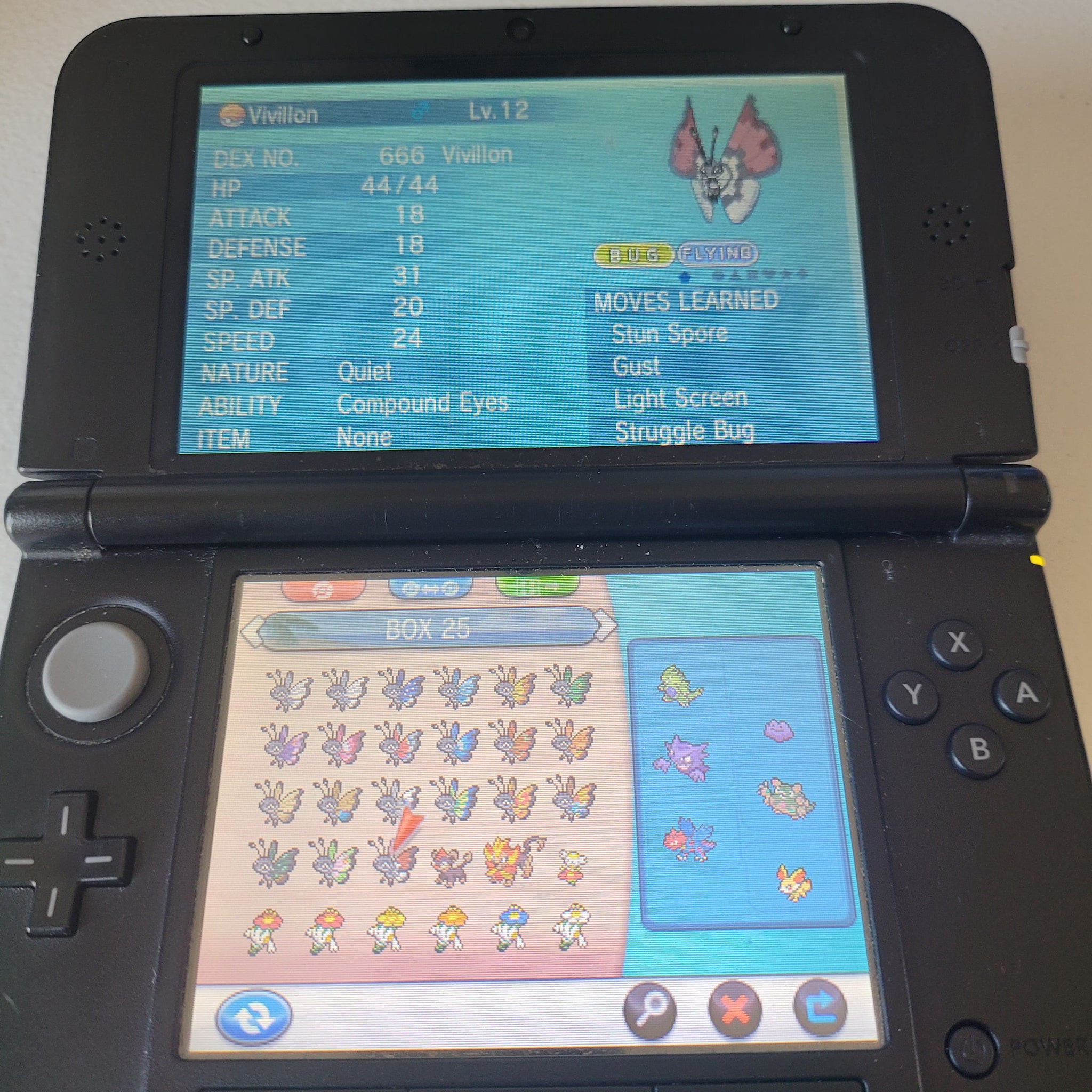 Pokemon Y Enhanced! (Physcial Event - Loaded Game) With 3DS Pokemon Enhanced + All 721 Legit