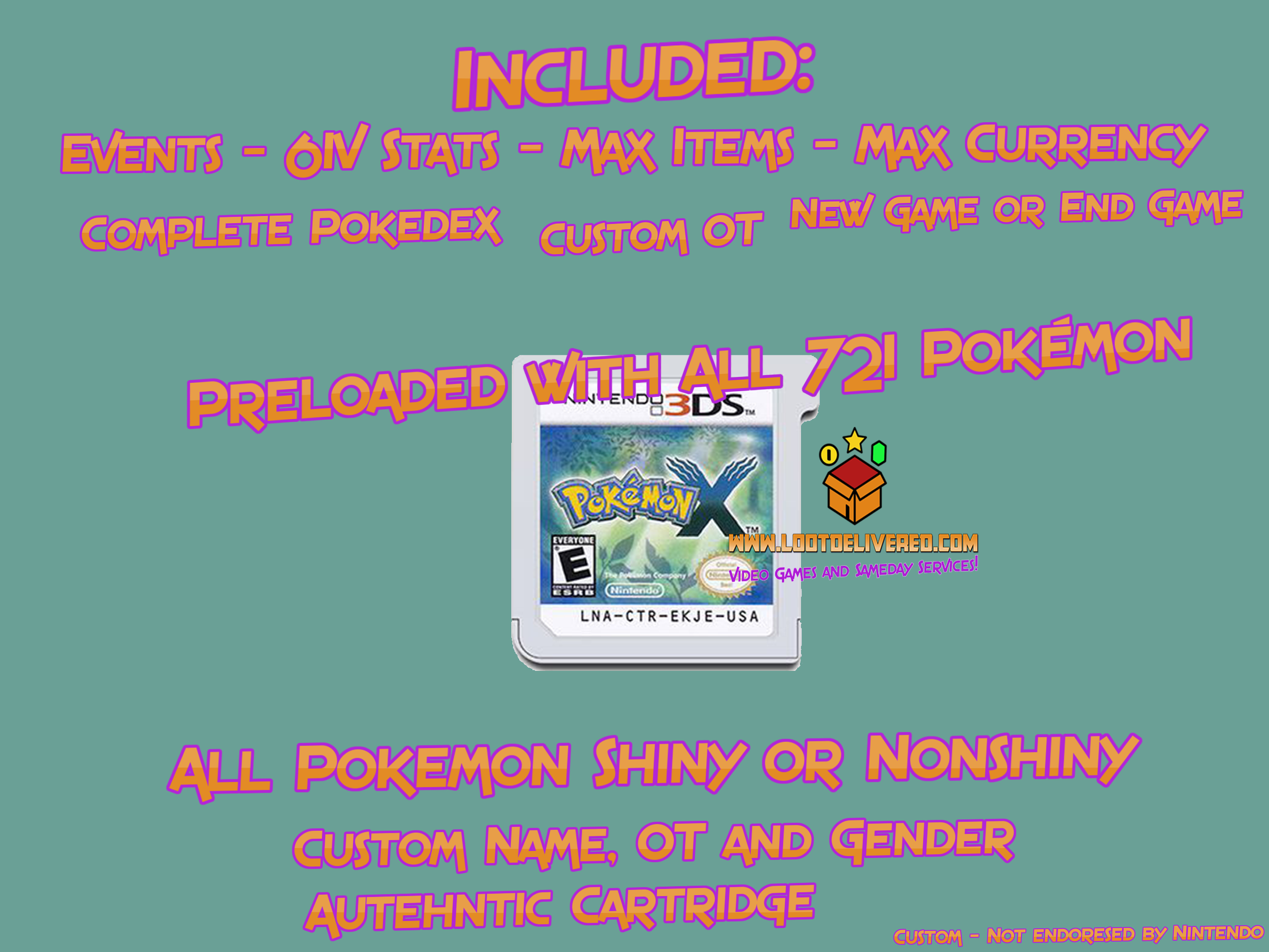 Pokemon White Black Nintendo DS Keldeo Download STORE PROMO INSERT