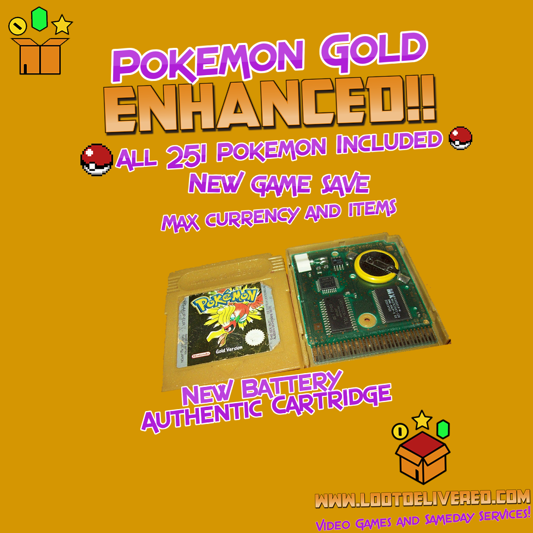 pokemon gold cartridge