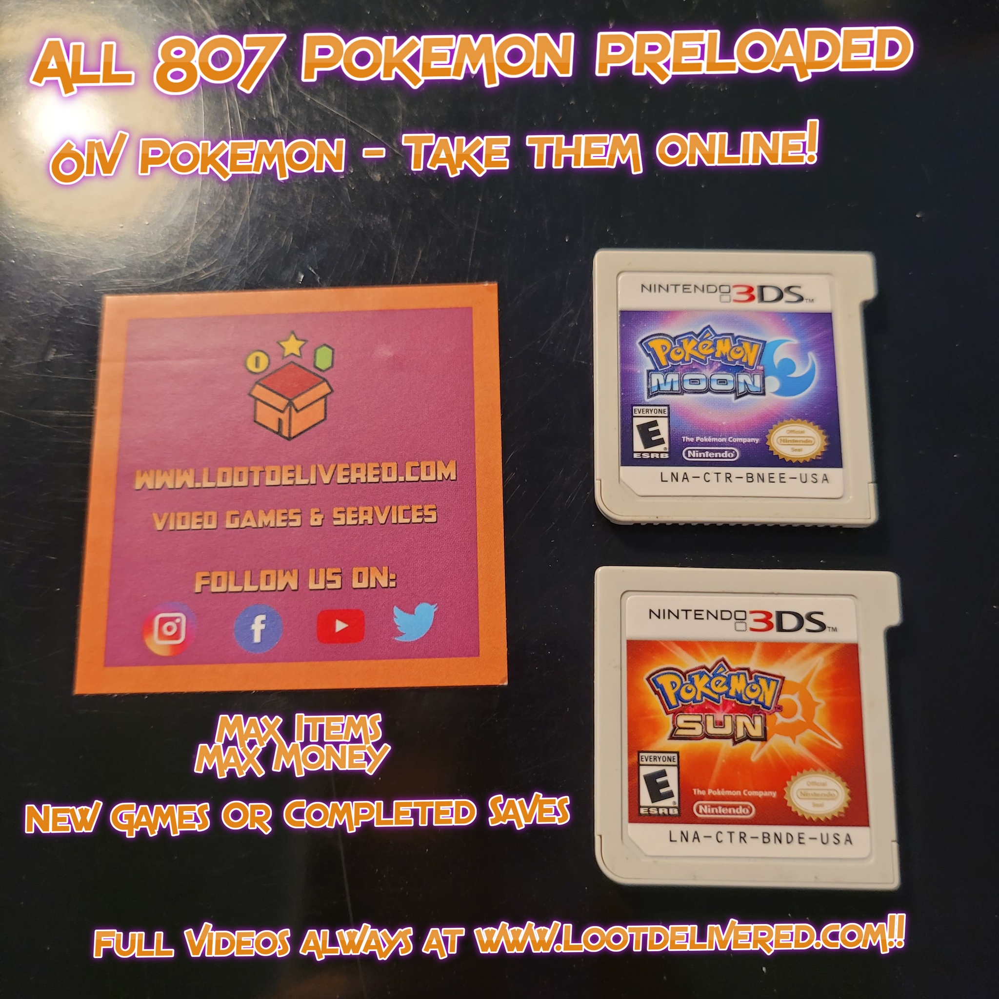 Buy Unlocked Pokemon Heart Gold Complete Shiny Pokedex Max Online